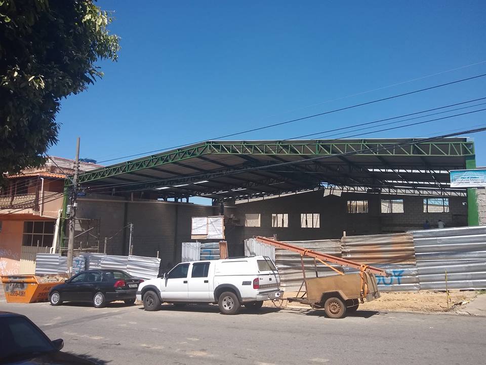 Obra em fase final, Primeira etapa concluída, agora os fechamentos.