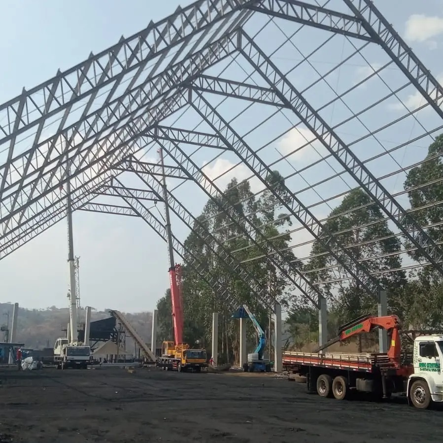 Obra Unimetal, galpão de 7200m² c